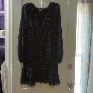 Black sparkly dress, old navy, size L